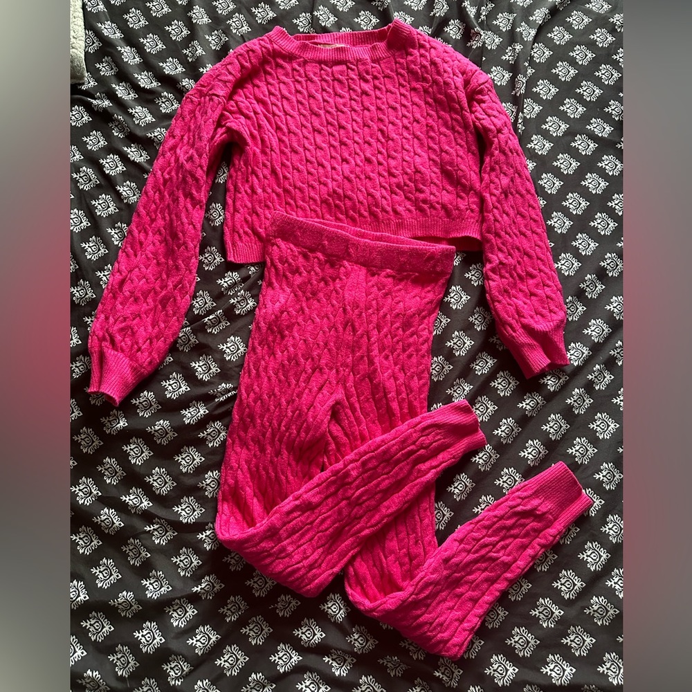 Matching sweater set